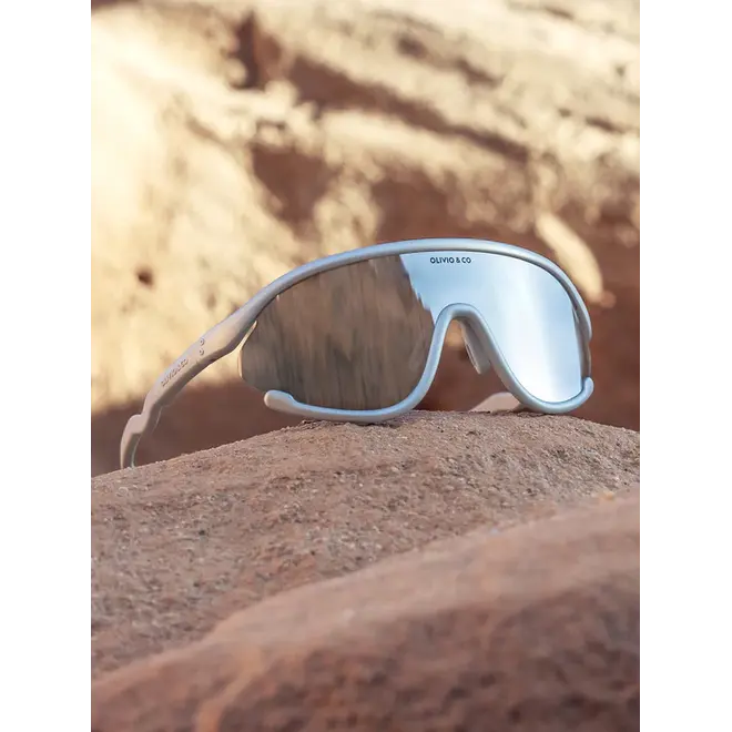 JUNIOR Full-Rim Sports Sunglasses Space Silver