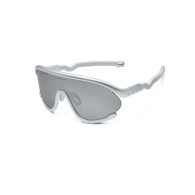 JUNIOR Full-Rim Sports Sunglasses Space Silver