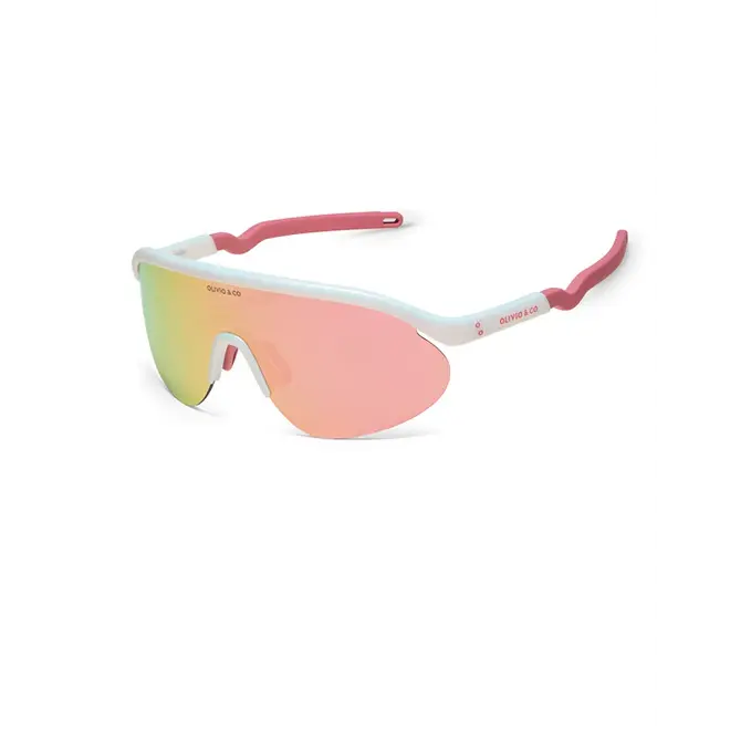 TEEN & ADULT Half-Rim Sports Sunglasses Berry Mist