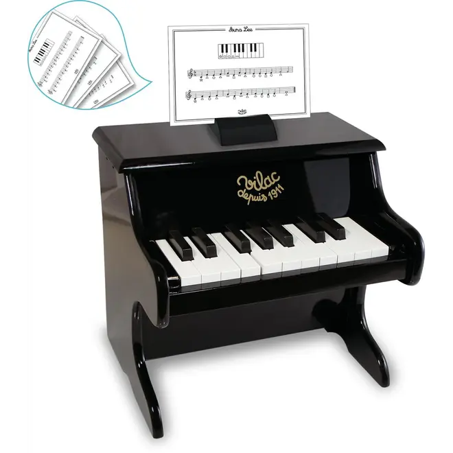 Music - Piano with scores, black
