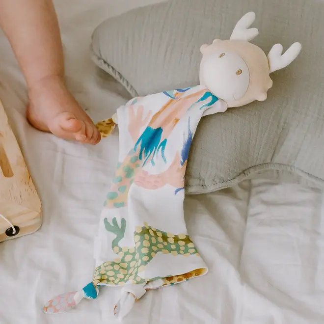 Bamboo Muslin Snugz Lovey Blanket Dragon Dance