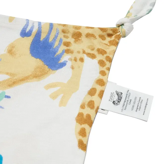 Bamboo Muslin Snugz Lovey Blanket Dragon Dance