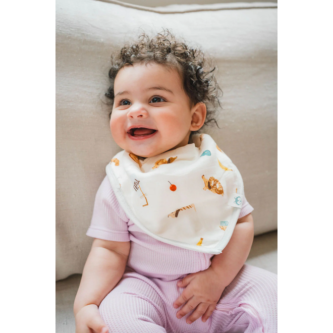 Bandana Bib Set - 2 Pack French Breakfast