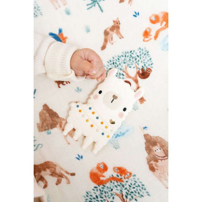 Pacifier Clip Teether Set - Llama (NEW)