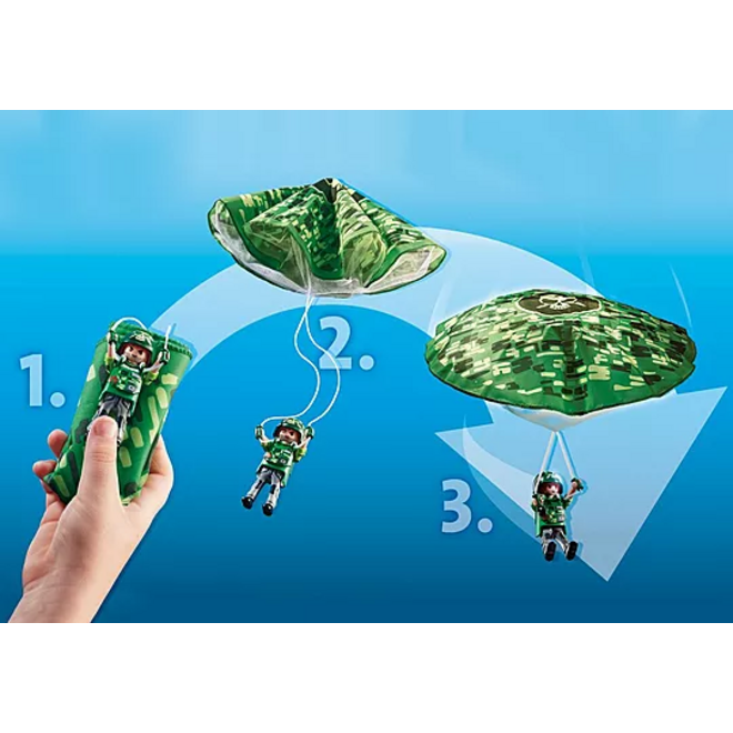 Police Parachute Search