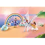 Pegasus with Rainbow in the Clouds