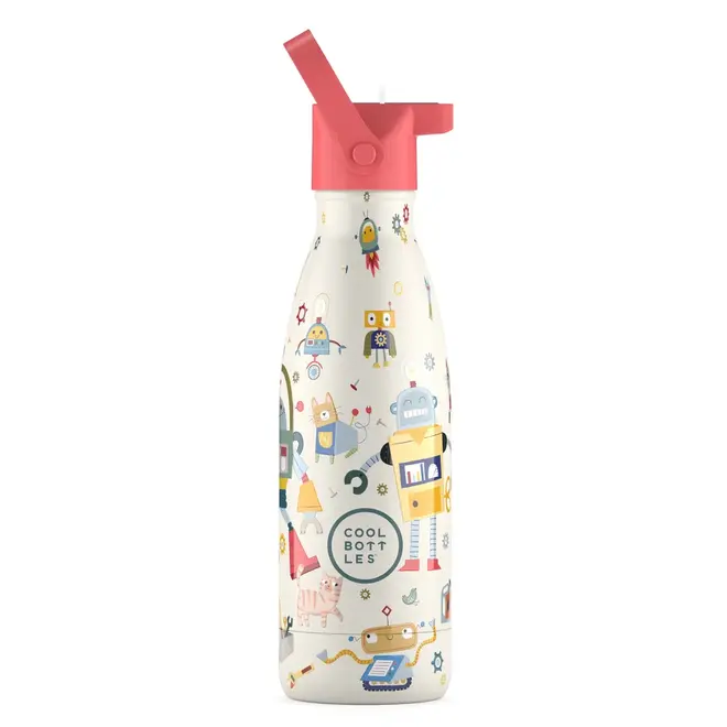 Cool Bottles - Kids 350ml - Playland Series Messy Robots