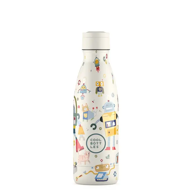 Cool Bottles - Kids 350ml - Playland Series Messy Robots