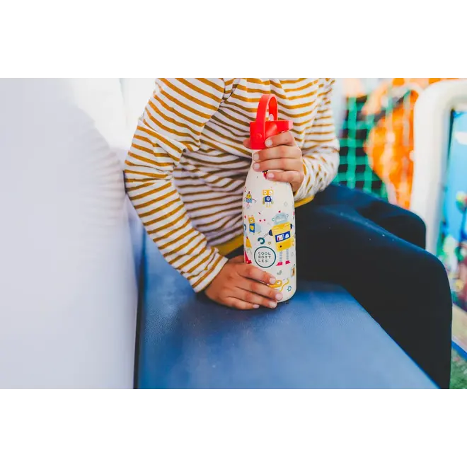 Cool Bottles - Kids 350ml - Playland Series Messy Robots
