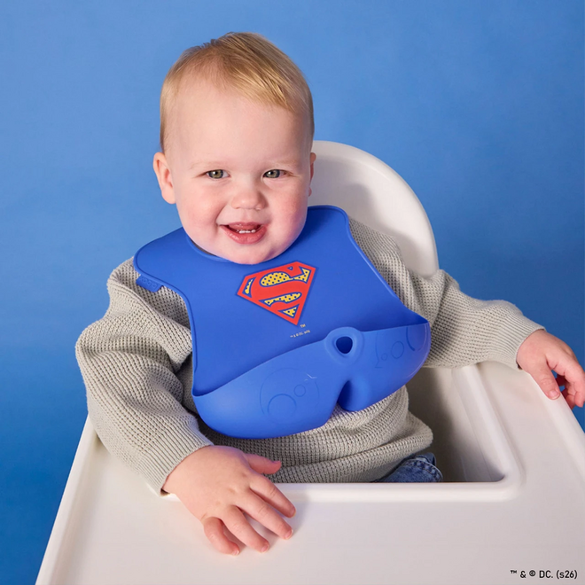 B.Box Silcone Bib Superman