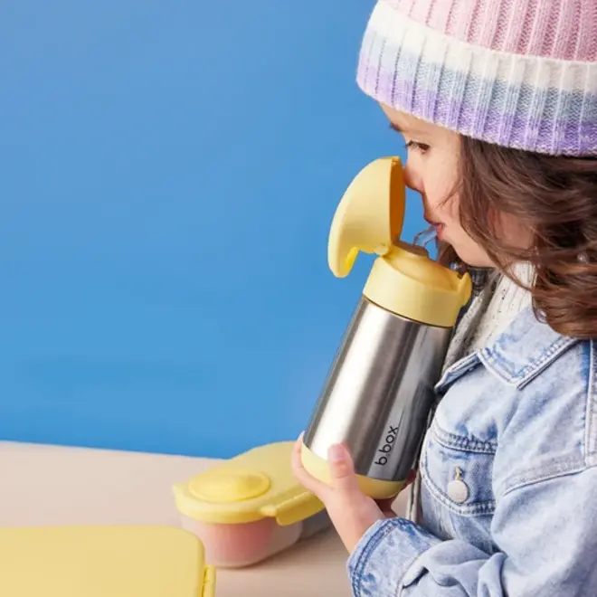 b.box - Insulated Drink Bottle - 350ml - Lemon Twist