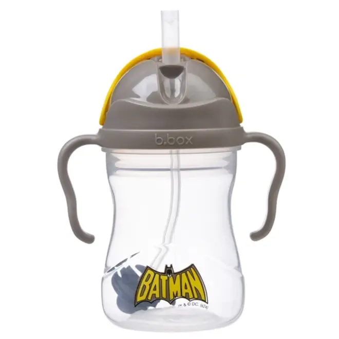 b.box - Sippy Straw Cup 240ml - Batman