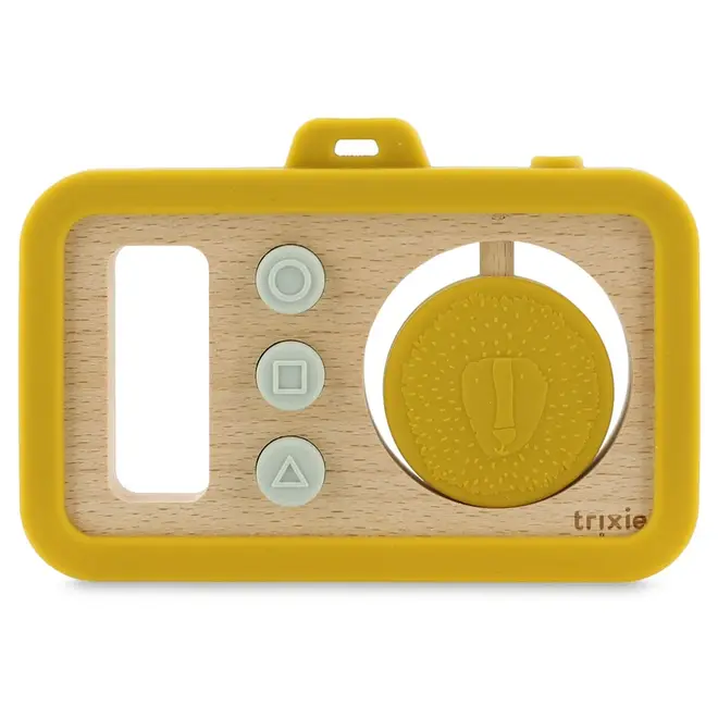 Trixie Wooden silicone baby camera - Mr. Lion