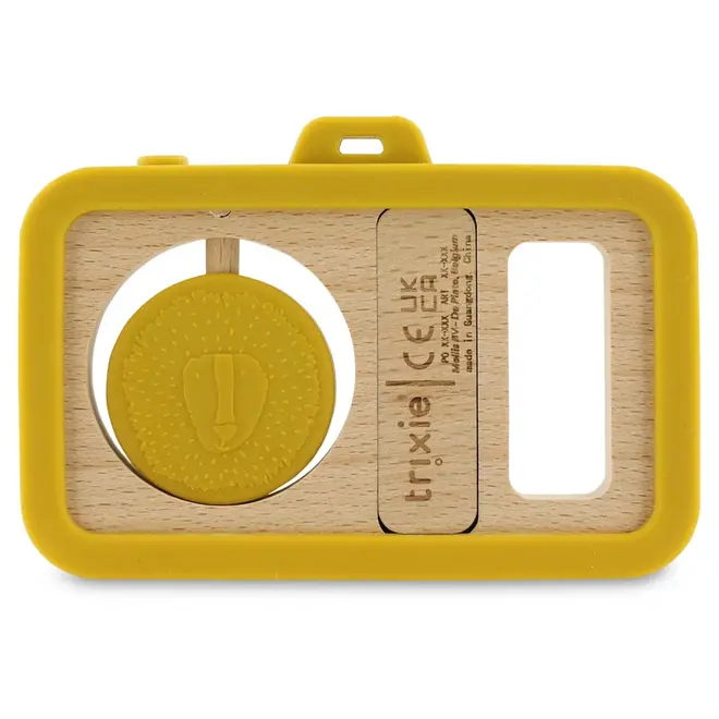 Trixie Wooden silicone baby camera - Mr. Lion