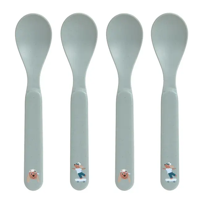 Lassig - Spoon Set PP/Cellulose Tiny Team Dog