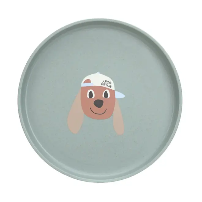Lassig - Plate PP/Cellulose Tiny Team Dog