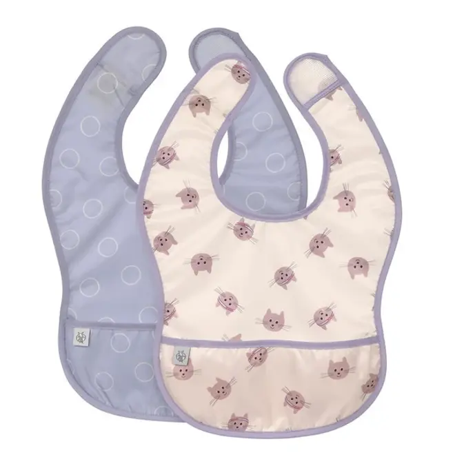 Lassig - Lightweight Bib 2 pcs Cats