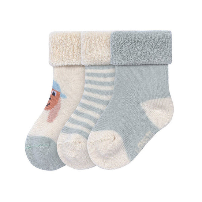 Lassig - Terry Socks GOTS 3 pcs Dog, GOTS