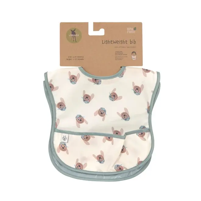 Lassig - Lightweight Bib 2 pcs Dogs