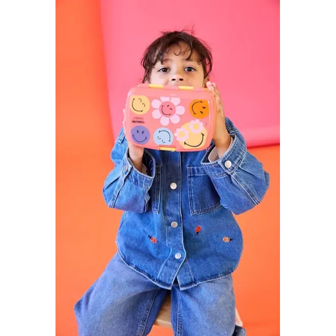 Lassig - Lunchbox SmileyWorld Dusty Rose