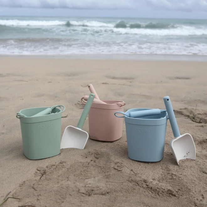 noüka Silicone Bucket & Shovel - Lily Blue 