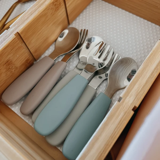noüka Toddler Cutlery Set - Lily Blue