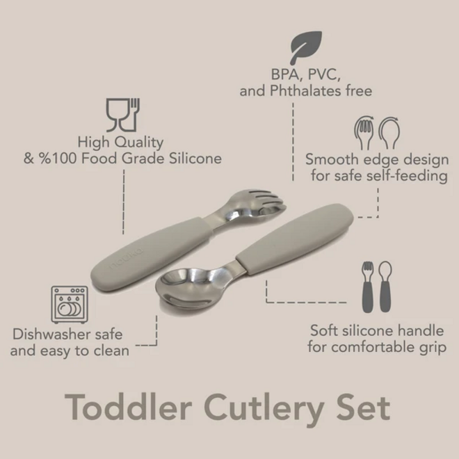 noüka Toddler Cutlery Set - Bloom