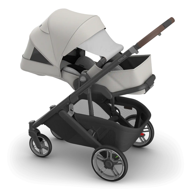 Cruz V3 Stroller - Savannah - Pearl Gray Jacquard - Carbon - Chestnut