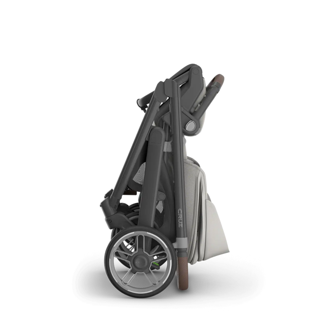 Cruz V3 Stroller - Savannah - Pearl Gray Jacquard - Carbon - Chestnut