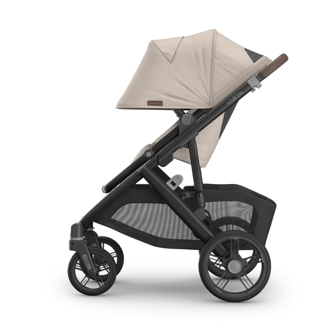 Vista V3 Stroller - Ada - Sandstone Mélange - Carbon Frame Chestnut Leather