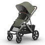 Vista V3 Stroller - Evelyn - Meadow Green - Graphite Frame - Chestnut Leather
