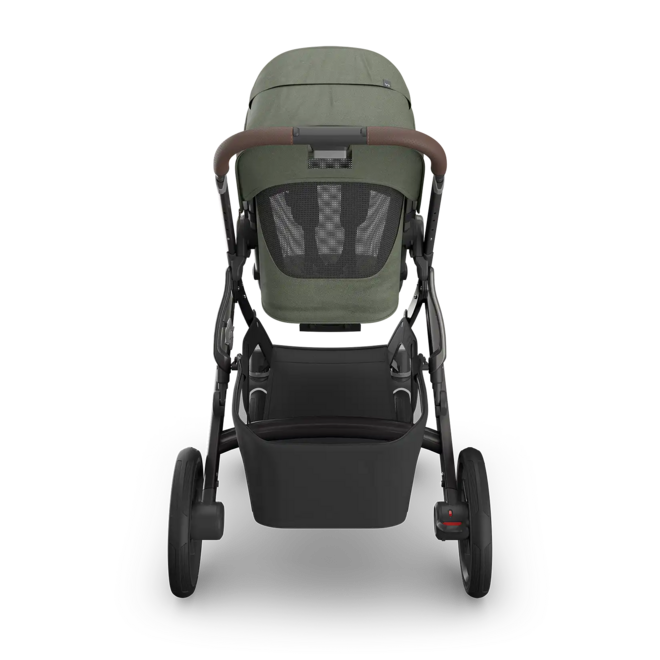 Vista V3 Stroller - Evelyn - Meadow Green - Graphite Frame - Chestnut Leather