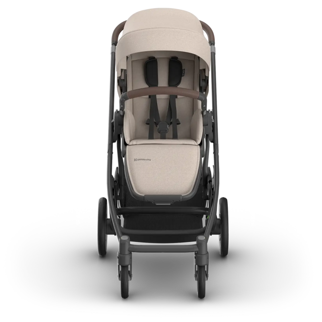 Cruz V3 Stroller - Ada - Sandstone Mélange - Carbon Frame - Chestnut Leather
