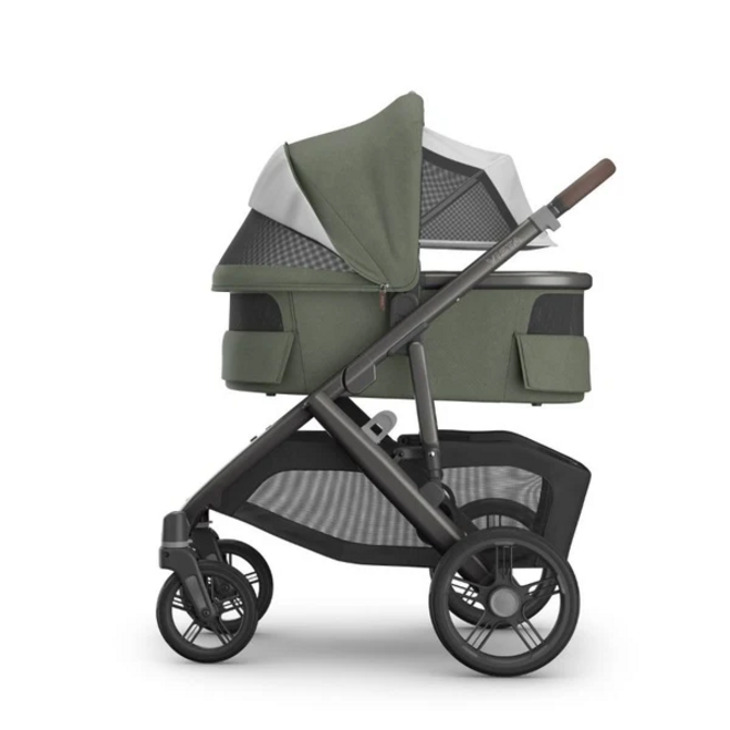 Bassinet V3 - Evelyn - Meadow Green -Graphite Frame