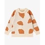 Petite Revery Knit Sweater Cozy Croissants