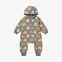 Hooded Romper French Terry