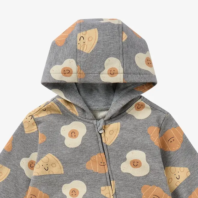 Hooded Romper French Terry