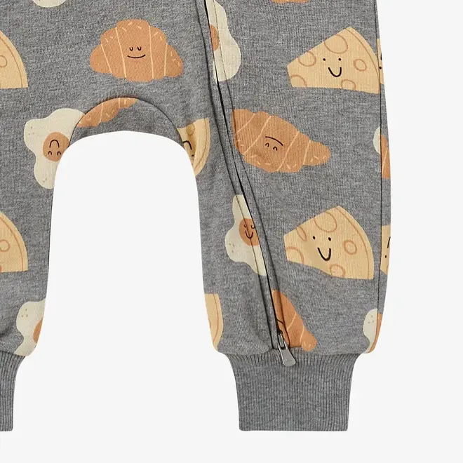 Hooded Romper French Terry