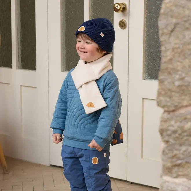 Reversible Recycled Fleece Scarf Cloud