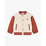 Sorona Fleece + Recycled Nylon Cardigan Redwood Burl