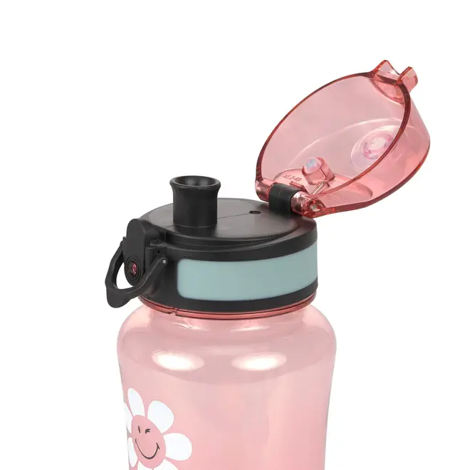 Lassig - Drinking Bottle SmileyWorld dusty rose