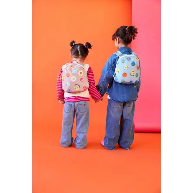 Lassig - Tiny Backpack SmileyWorld blue