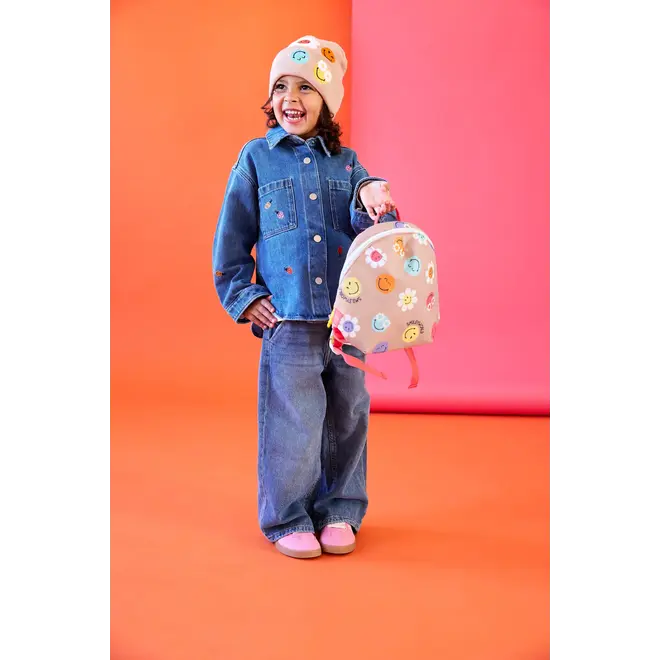 Lassig - Tiny Backpack SmileyWorld dusty rose