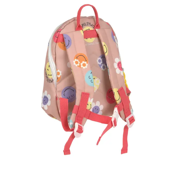 Lassig - Tiny Backpack SmileyWorld dusty rose