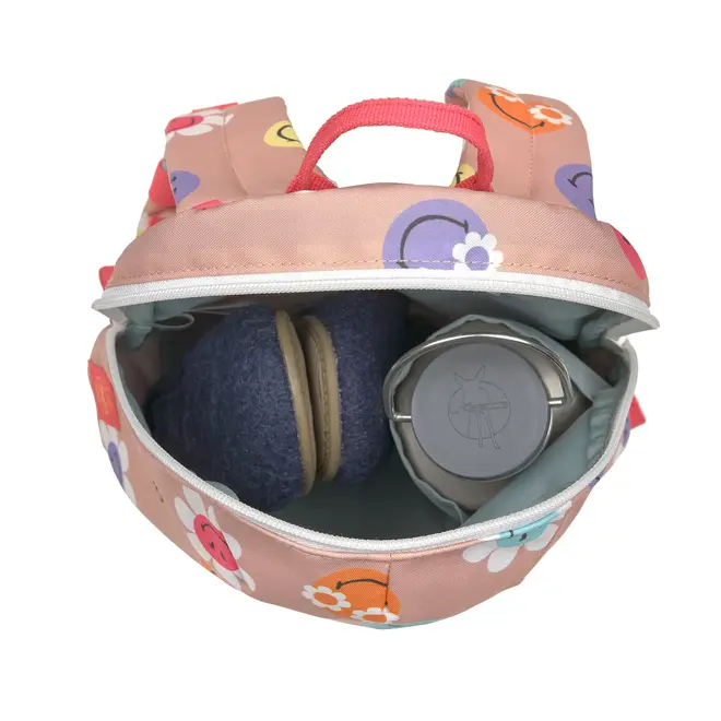 Lassig - Tiny Backpack SmileyWorld dusty rose
