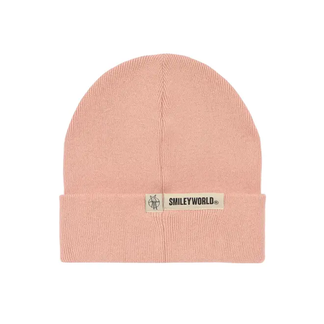 Lassig - Beanie SmileyWorld dusty rose, GOTS