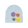 Lassig - Beanie SmileyWorld blue GOTS