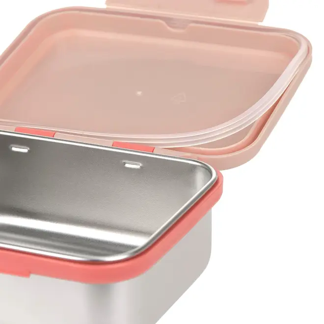 Lassig - Lunchbox Stainless Steel Sunny Explorer rose/pink