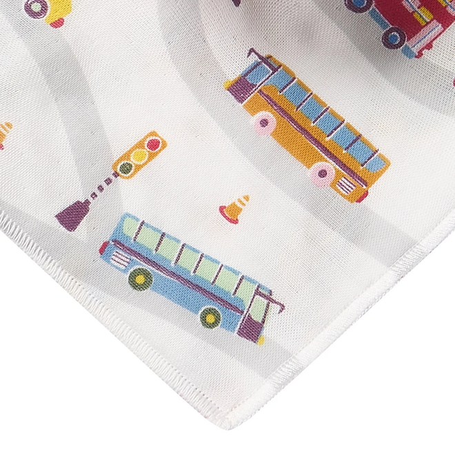 Bandana Bib FIVE WHEELS ON THE BUS