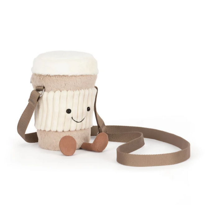 Amuseables Perkle Coffee Shoulder Bag